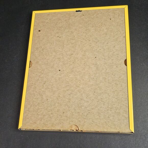 Vtg Minnie Mickey Mouse Disney World Framed Picture 8x10 1990s Yellow - Picture 2 of 4